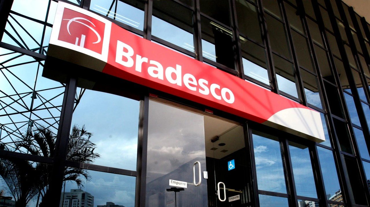 Imagem da fachada do Banco do Bradesco